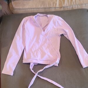 Kids Lavender Wrap Top